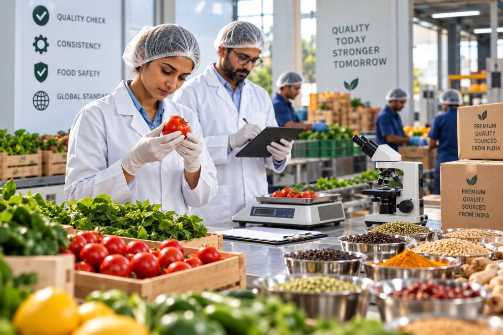 Rigorous quality control and food laboratory inspection