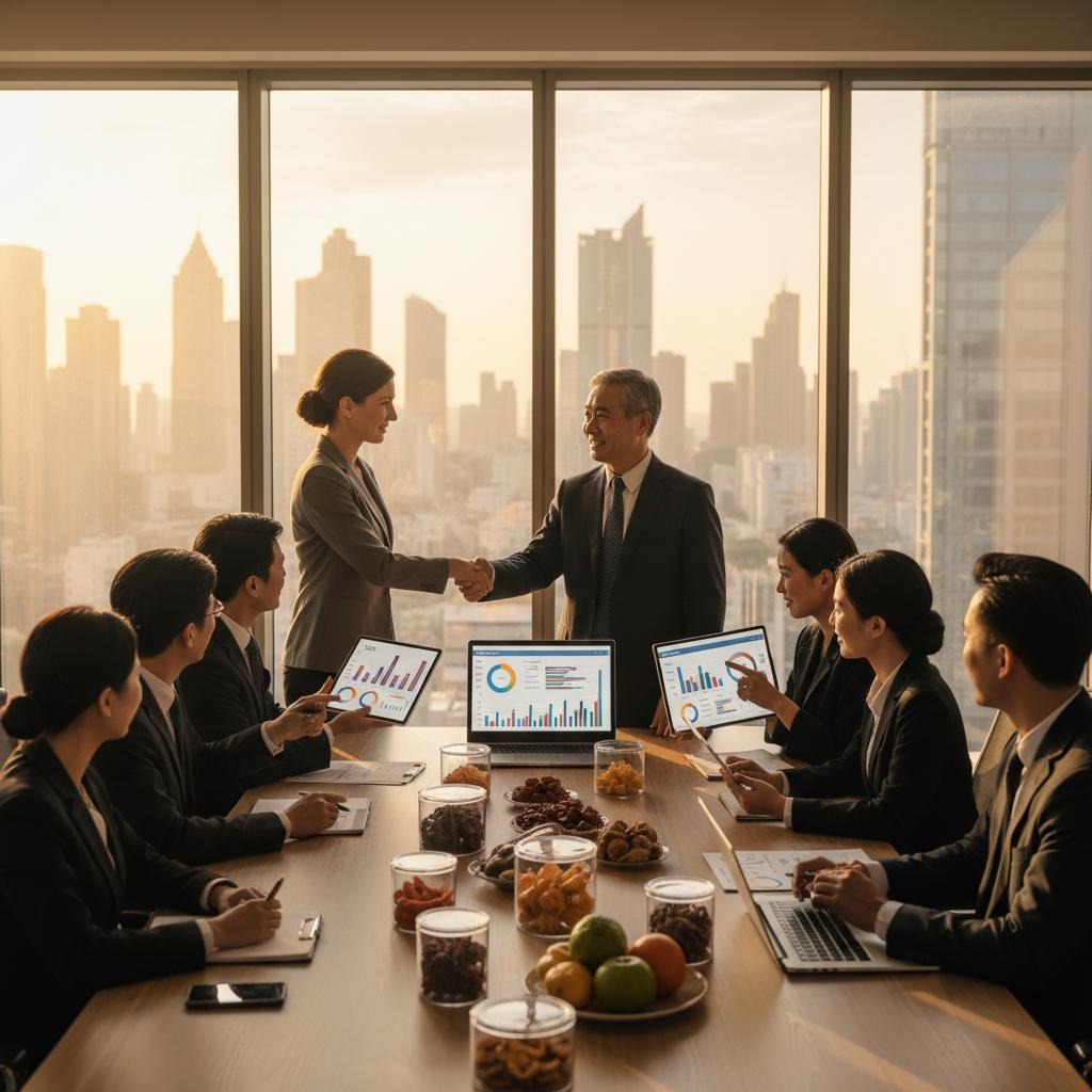 Bluetara International corporate board meeting with global business partners